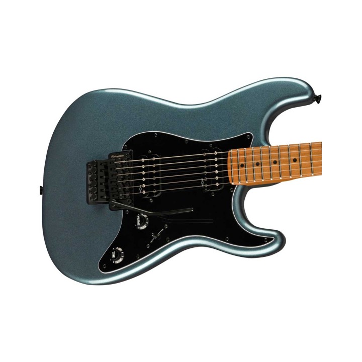 Squier Contemporary Stratocaster® HH FR, Roasted Maple Fingerboard, Gunmetal Metallic