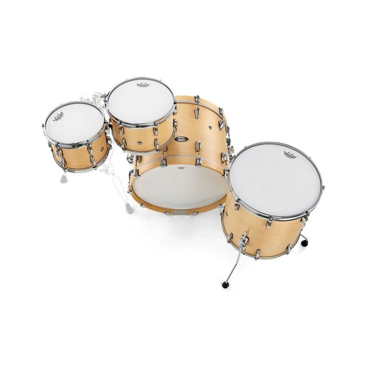 Pearl Masters Maple Gum MMG924XSP/C186, 4-Piece Shell Set, Hand Rubbed Natural Maple