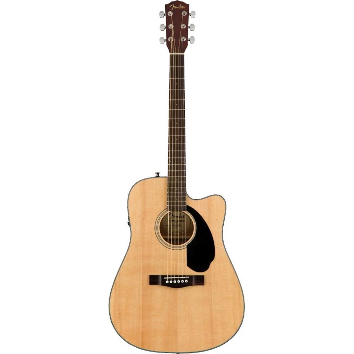 Fender CD-60SCE Dreadnought, Walnut Fingerboard, Natural