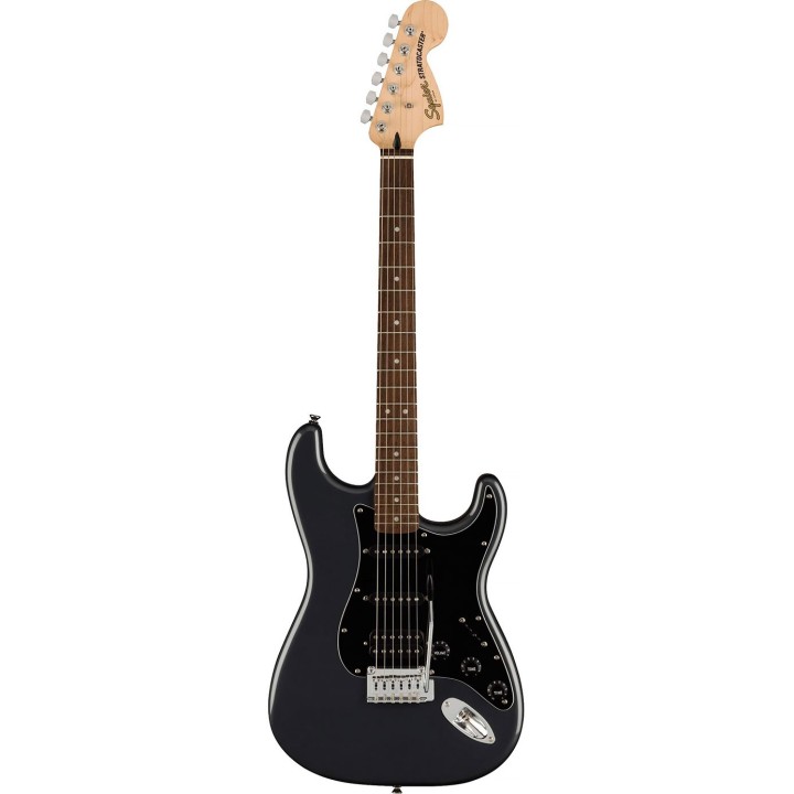 Squier Affinity FSR Series™ Stratocaster® HSS, Indian Laurel Fingerboard, Charcoal Frost Metallic