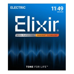 Elixir 12102 Nanoweb Coated - Medium / (.011-.049)