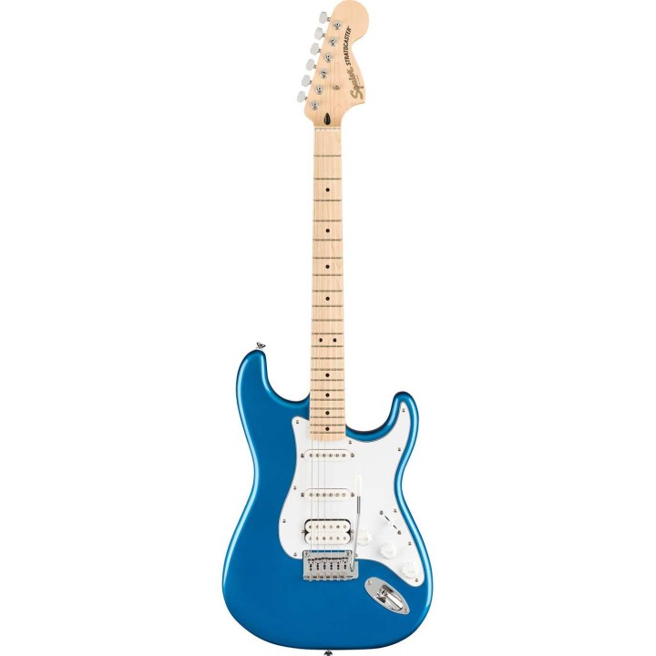 Squier Affinity Series® Stratocaster® HSS Pack, Frontman 15G Amp, Gig Bag, Lake Placid Blue