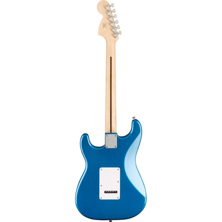 Squier Affinity Series® Stratocaster® HSS Pack, Frontman 15G Amp, Gig Bag, Lake Placid Blue