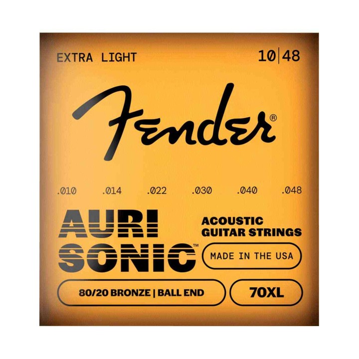 Fender 70XL 80/20 Bronze Wound .010-.048