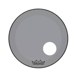 Remo 20" COLORTONE POWERSTROKE 3 CLEAR SMOKE BASSDRUMHEAD - P3-1320-CT-SMOH, 5" HOLE